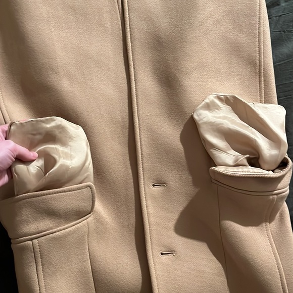 Zara Wool Blend Coat - Picture 3 of 3